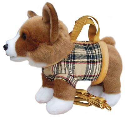 Corgi Dog Plush Handbag